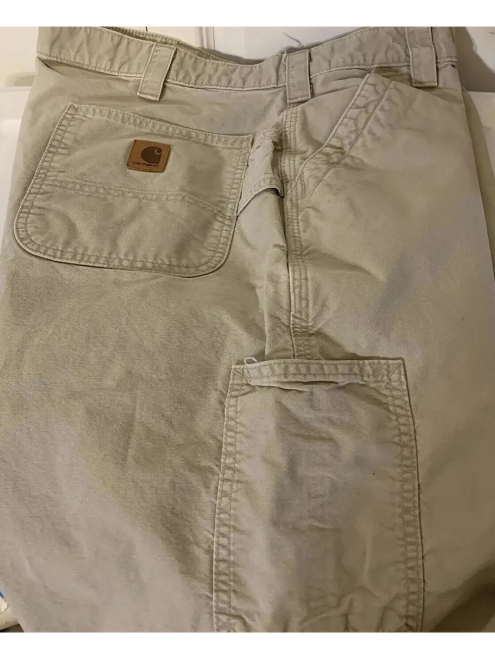 Carhartt Mens Sz 40 Khaki Cargo Shorts